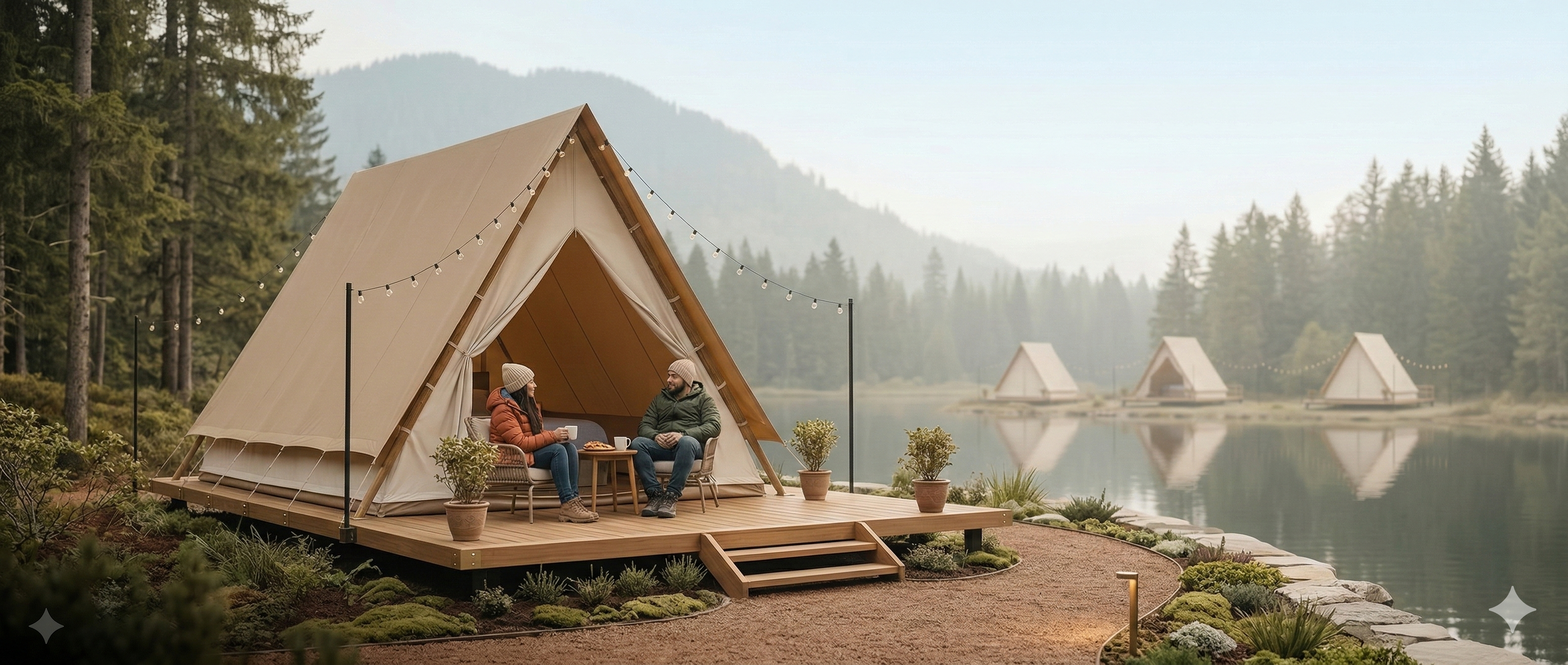 Presidential suite glamping