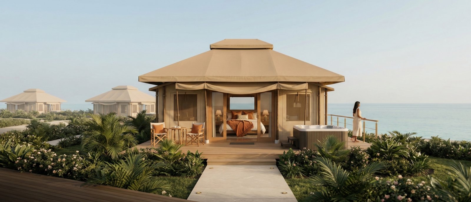 After — Luxury glamping resort