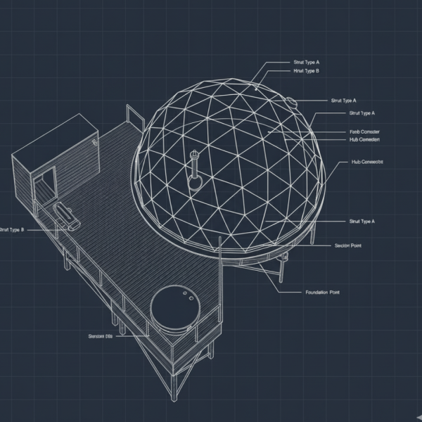 luxury eco geodesic dome tent