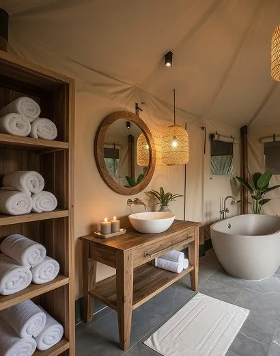 presidential suite luxury tent for resorts & glamping