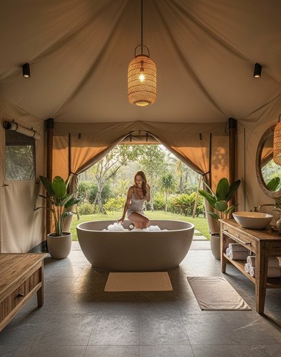 presidential suite luxury tent for resorts & glamping