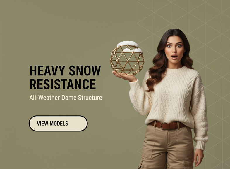 luxury eco geodesic dome tent