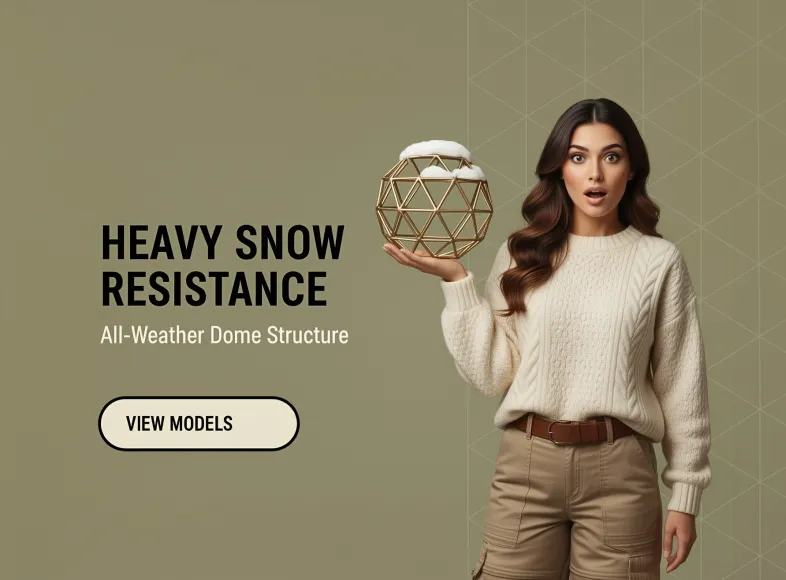 luxury eco geodesic dome tent