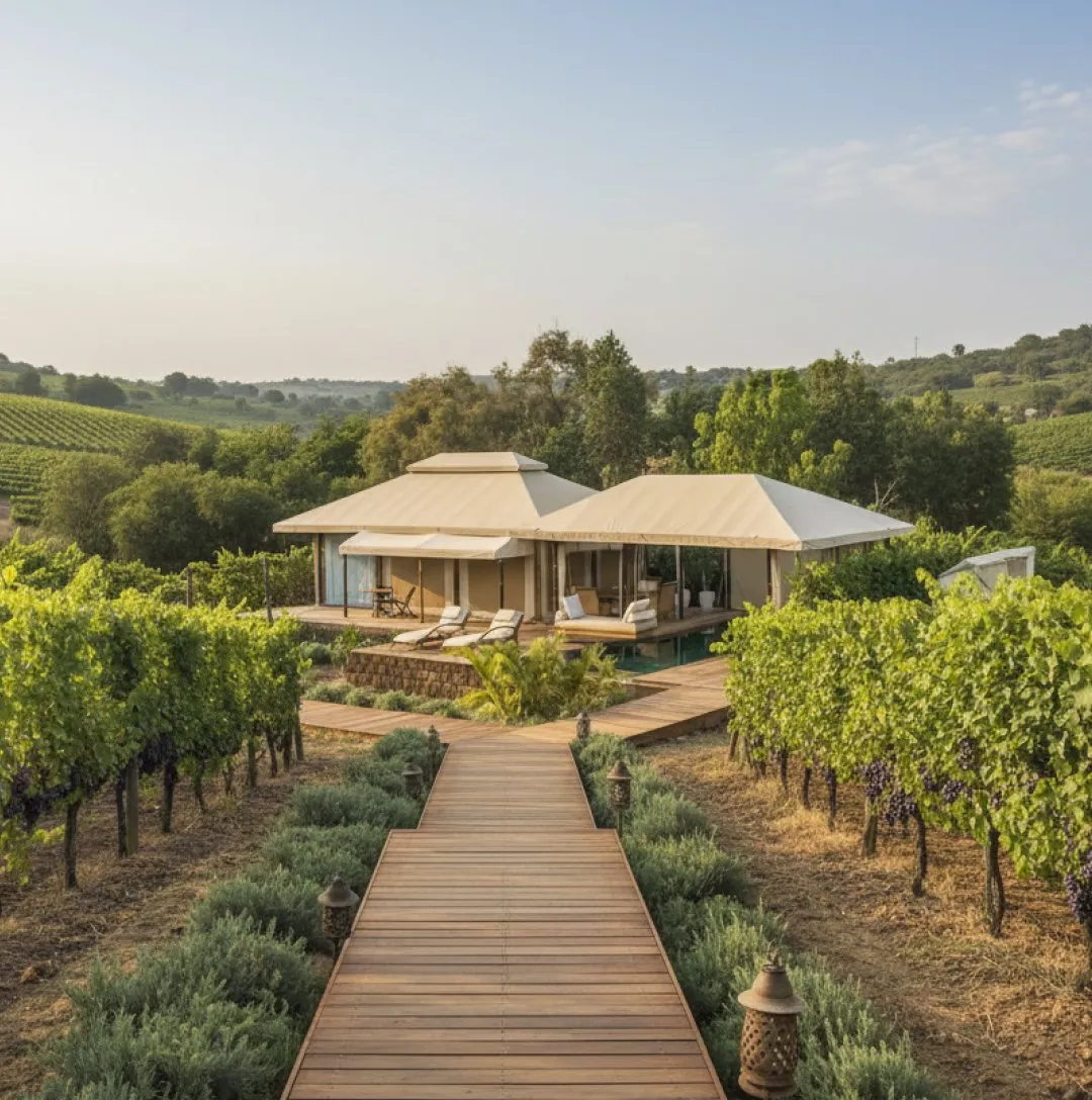 presidential suite luxury tent for resorts & glamping