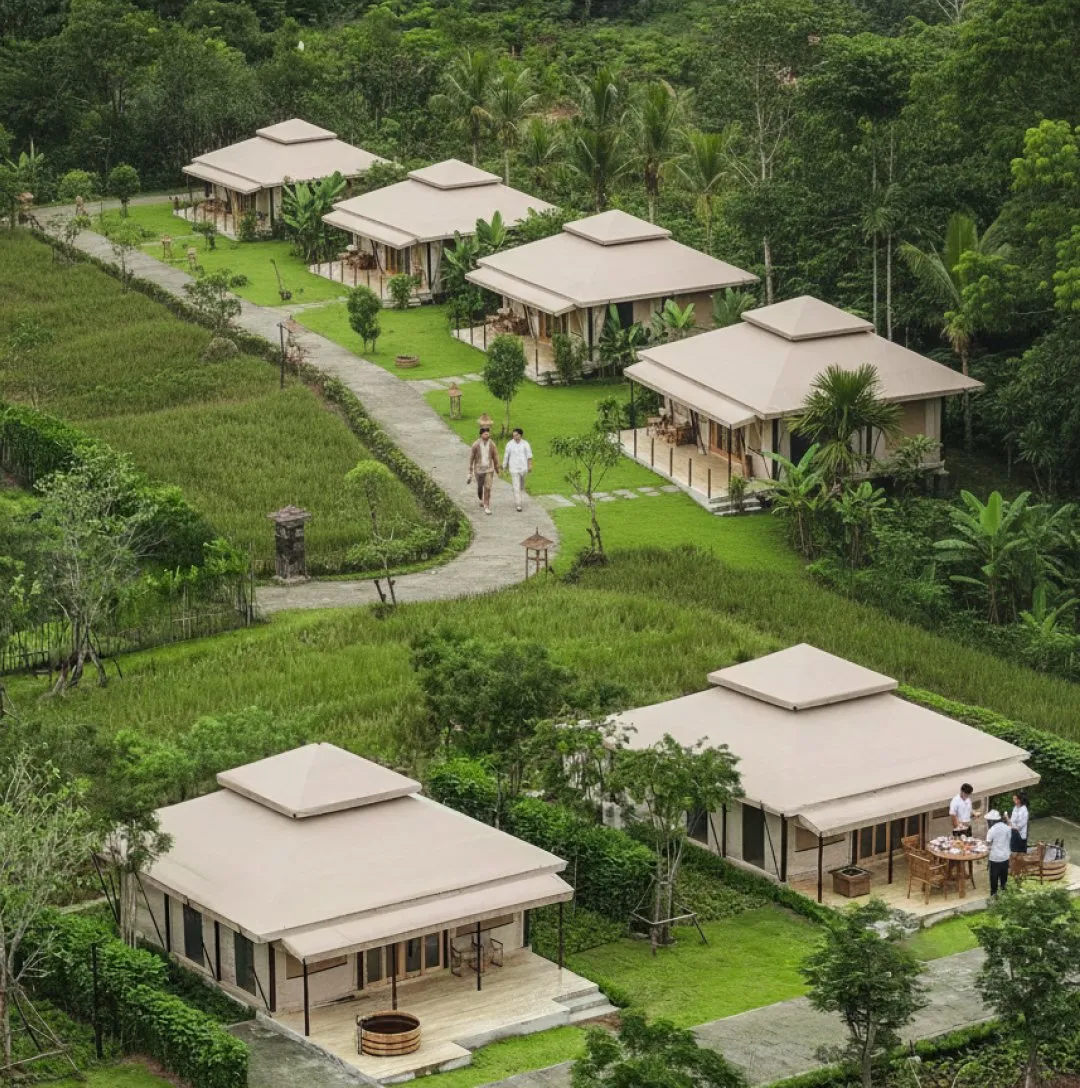 presidential suite luxury tent for resorts & glamping