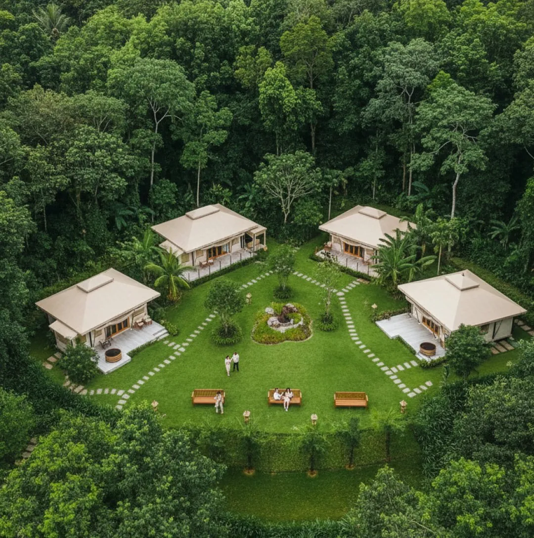 presidential suite luxury tent for resorts & glamping
