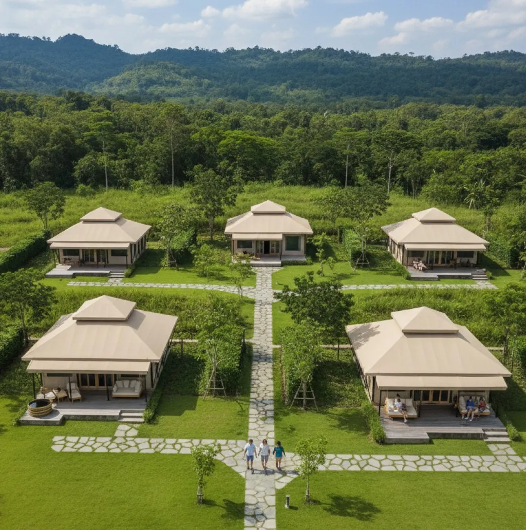 presidential suite luxury tent for resorts & glamping