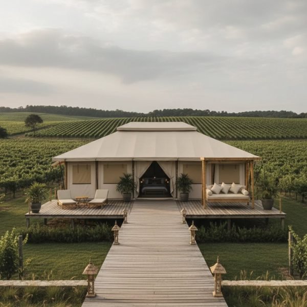 presidential suite luxury tent for resorts & glamping