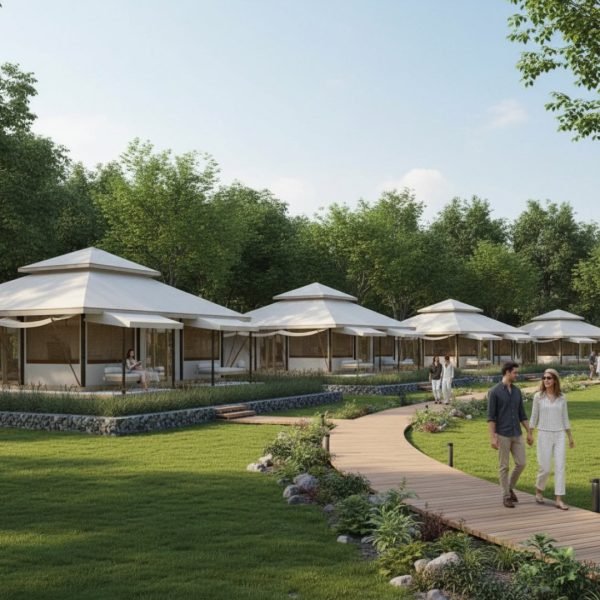 presidential suite luxury tent for resorts & glamping