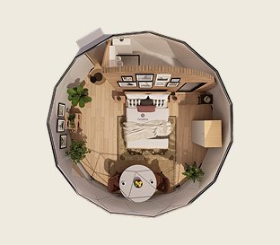 luxury eco geodesic dome tent