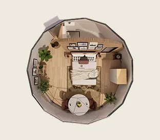 luxury eco geodesic dome tent
