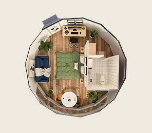 luxury eco geodesic dome tent