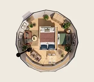 luxury eco geodesic dome tent
