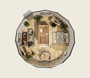 luxury eco geodesic dome tent