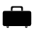Portable, relocatable tent icon