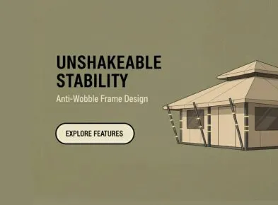 presidential suite luxury tent for resorts & glamping