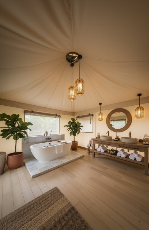 presidential suite luxury tent for resorts & glamping