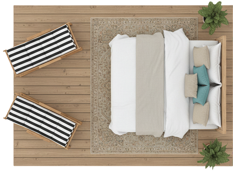 girigiri a shape canvas luxury glamping tent