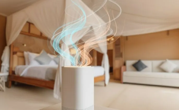 Presidential suite tent smart air filtration feature