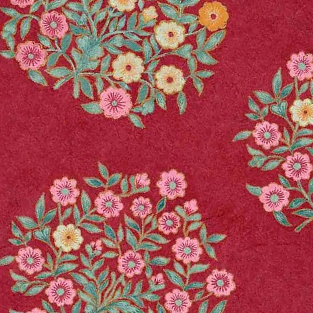 Custom woven rug pattern for luxury tent