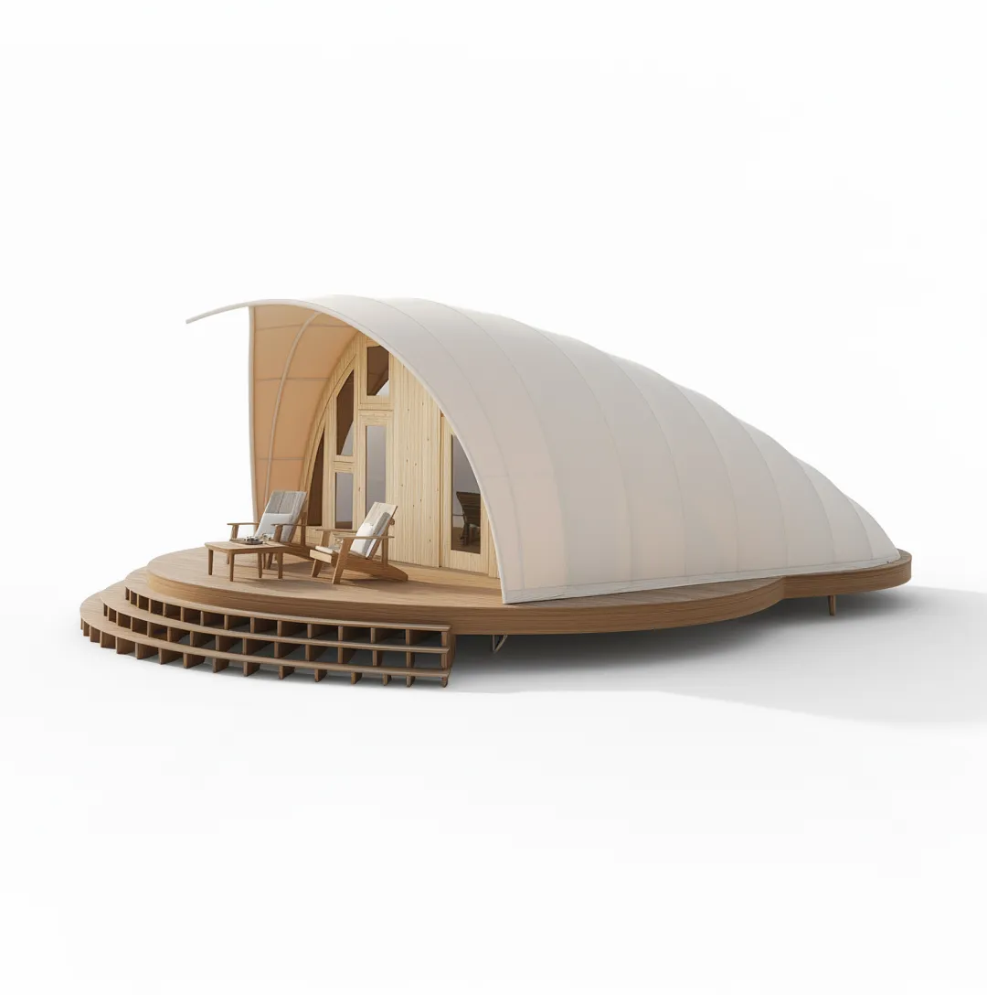 cocoon weather resistant luxury glamping tent