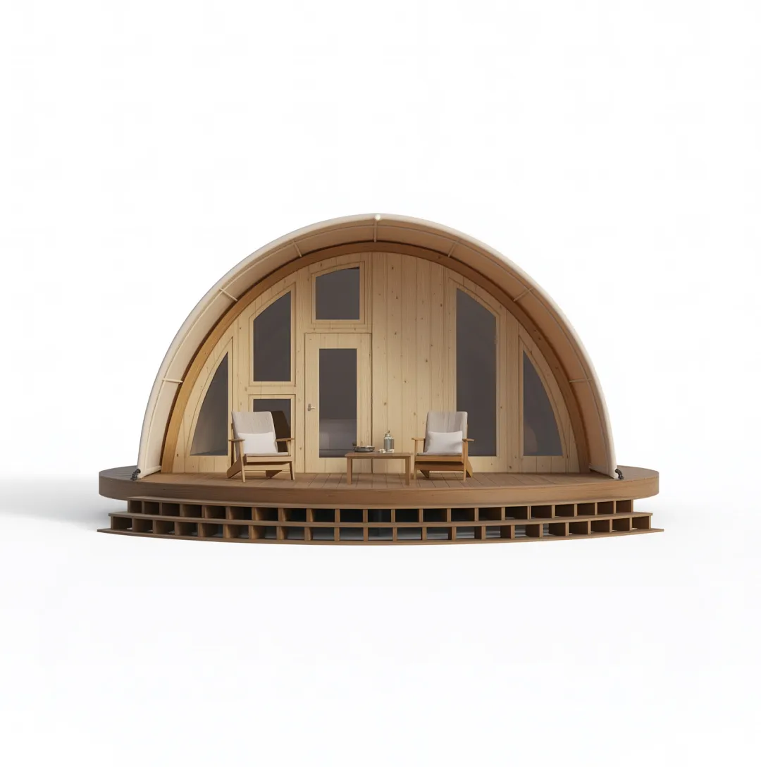 cocoon weather resistant luxury glamping tent