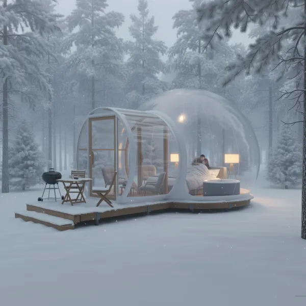 transparent bubble igloo tent
