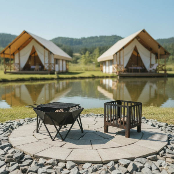 luxury glamping tents accessories firepit20grill 03 1.png