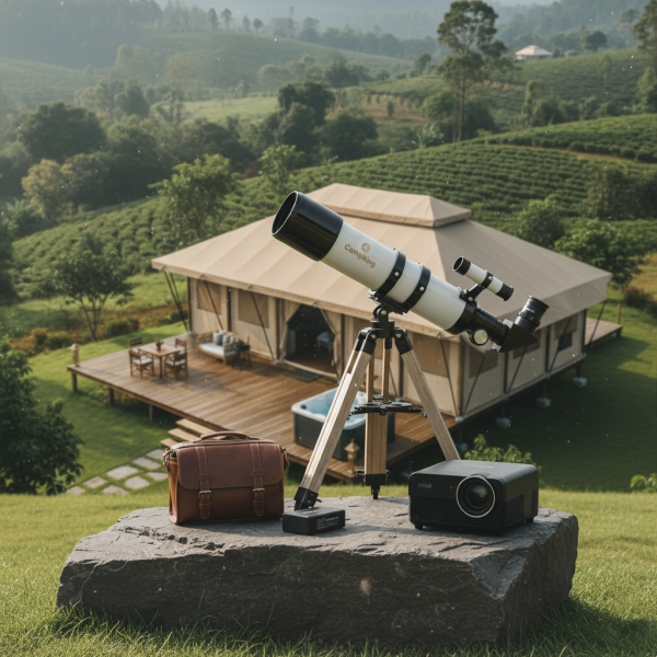 luxury glamping tents accessories telescope 02 1.png