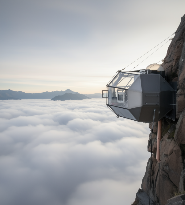 Sky Lodge - Hanging Cliffside Glass Capsule - Image 3