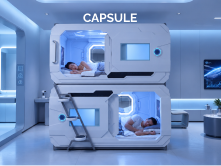 Capsule hotel pod